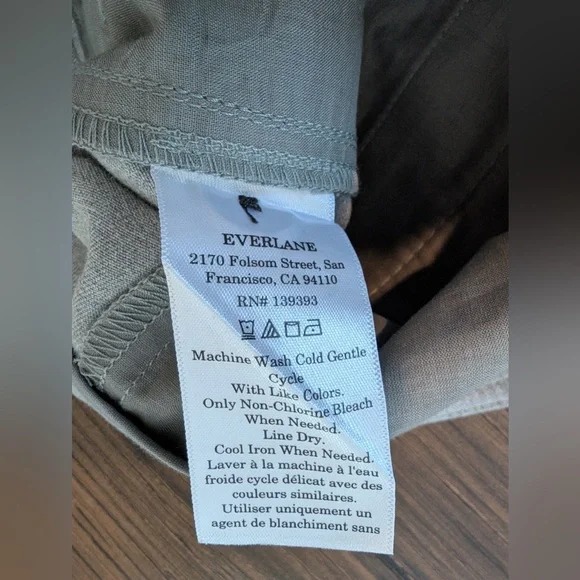 Everlane The Way-High Drape Pant Ash Brown Size 2 Short - Picture 7 of 11